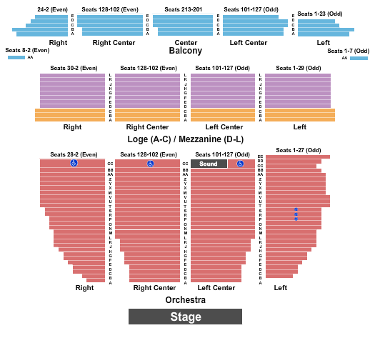 Orpheum Theatre Death Becomes Her Seating Chart